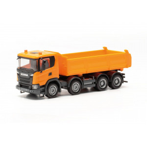 HERPA 1:87 - Scania XT17 Meiler threeway dumper, orange