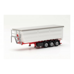 HERPA 1:87 - steel dump trailer, White