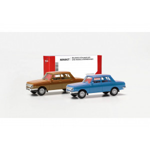 HERPA (MINIKIT) 1:87 - 2 x Wartburg 353 '66
