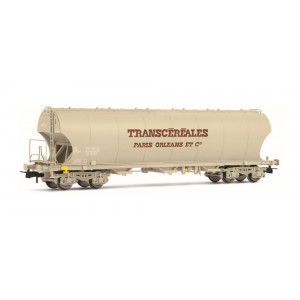 JOUEF 1:87 - SNCF, ROUND SIDED HOPPER WAGON 'TRANSCEREALES PARIS-ORLEANS'
