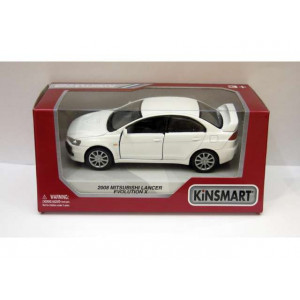 KINSMART 1:36 - MITSUBISHI LANCER EVO X 2008, WHITE