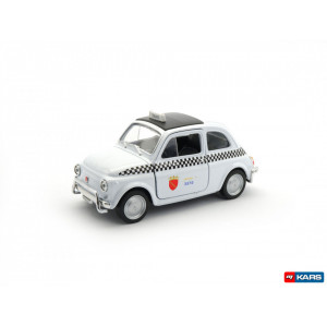 MAGAZINE MODELS 1:38 - FIAT 500 *TAXI ROME ITALY*, WHITE