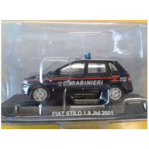 MAGAZINE MODELS 1:43 - FIAT STILO 1.9 JTD 2001 *CARABINIERI*, BLUE