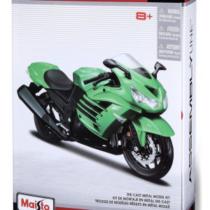 MAISTO 1:12 - KAWASAKI NINJA ZX-14R 'KIT', GREEN/BLACK
