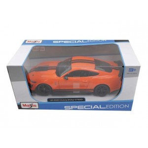 MAISTO 1:24 - FORD MUSTANG SHELBY GT500 2020, ORANGE/BLACK
