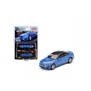 MINI GT 1:64 - BMW M4 (F82), YAS MARINA BLUE METALLIC