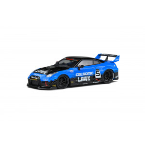 SOLIDO 1:43 - NISSAN GT-R (R35) LB SILHOUETTE CALSONIC BLUE/BLACK