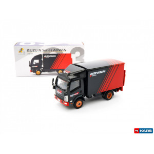 TINY TOYS 1:76 - ISUZU ELF (ADVAN), RED/BLACK #JP3