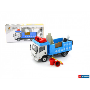 TINY TOYS 1:76 - ISUZU N SERIES DEMOLITION TRUCK, WHITE/BLUE #94