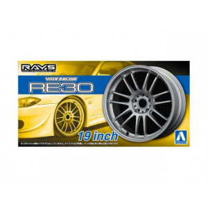 AOSHIMA 1:24 - VOLK RACING RE30 19INCH, PLASTIC MODELKIT