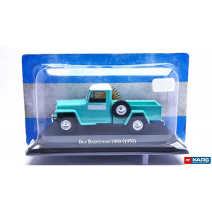 ATLAS 1:43 - IKA BAQUEANO 1000 (WILLYS JEEP TRUCK) 1959 - UNFORGETABLE CARS, TURQUOISE