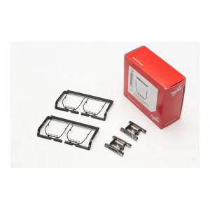HERPA 1:87 - Accessories Sun visor and lamp bracket for MAN TGX Individual, Bracket black (4 set)