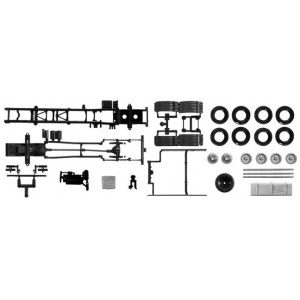 HERPA 1:87 - Chassis Trucks MAN Euro 6, 7,45 m, 3axle Content: 2 pcs.