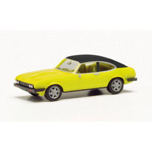 HERPA 1:87 - Ford Capri II with vinyl roof, daytona yellow