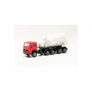 HERPA 1:87 - Iveco Unic concrete mixer truck, red/white