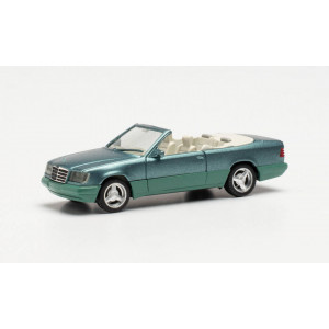 HERPA 1:87 - Mercedes-Benz 320 CE Cabrio convertible with Brabus Monoblock IV rims, beryll metallic
