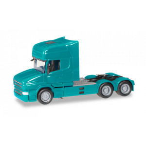HERPA 1:87 - Scania Hauber Topline rigid tractor 6x4, turquoise blue