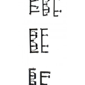 HERPA 1:87 - TRUCK MIRRORS FOR MB ACTROS GIGA/BIG/STREAM, MAN TGX/TGS AND SCANIA CR/CS, 5 SETS EACH