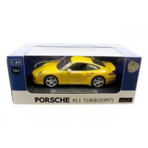 JOY CITY 1:24 - PORSCHE 911 TURBO 997, YELLOW