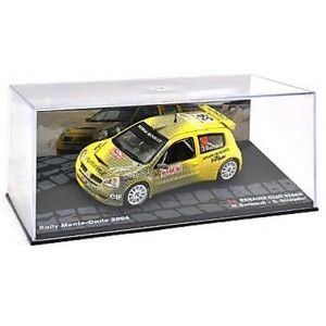 MAGAZINE MODELS 1:43 - RENAULT CLIO S1600 N. BERNARDI D. GIRAUDET RALLY MONTE-CARLO 2004