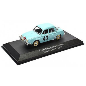 MAGAZINE MODELS 1:43 - RENAULT DAUPHINE GORDINI TOUR DE CORSE - 1959