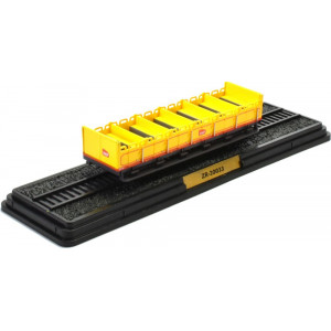 MAGAZINE MODELS 1:87 - ZR-20033 (UNE REMORQUE DU TRAIN JAUNE) (LA REMORQUE DECOUVERTE ZR-20033) 1912