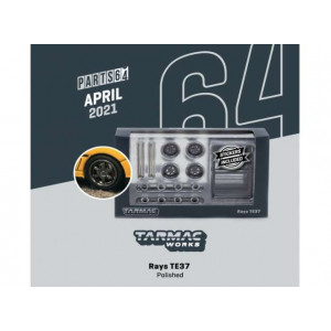 TARMAC 1:64 - RAYS TE37, POLISHED
