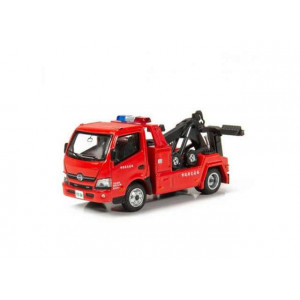 TINY TOYS 1:64 - HINO 300 TAIWAN TOW TRUCK, RED #TW10