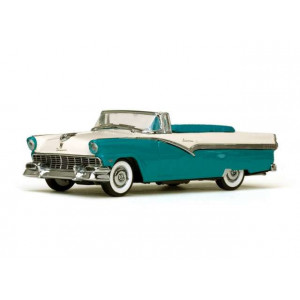 VITESSE 1:43 - FORD FAIRLANE 1956 OPEN CONVERTIBLE, PEACOCK BLUE/ COLONIAL WHITE