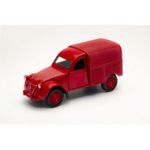 WELLY 1:34 - CITROEN 2CV FOURGONNETTE, RED