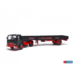 WIKING 1:87 - MAN PRITSCHENSATTELZUG 'EISEN- UND STAHLHANDEL, BLACK