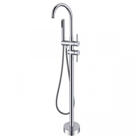 Baterie cada freestanding QFRESH Up, Chrome