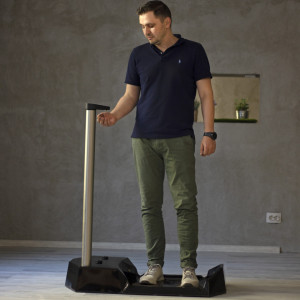 Sistem de dezinfectie, dispenser automatizat pentru picioare si maini SAFEGATE mini