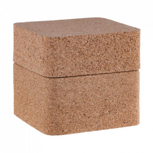 Cutiuta ECO din pluta pentru cadou, bijuterii, marturii, dinti de lapte, 8x8x7,5cm