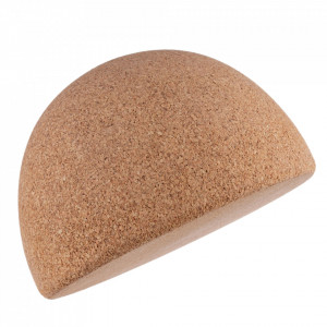 Semisfera din pluta pentru Balance Board/placa de echilibru, Cork Hemisphere 13x7,5cm