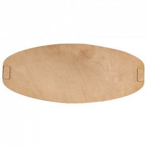 Balance board PORTO CMK, set placa de echilibru cu cilindru din pluta, 77x33cm