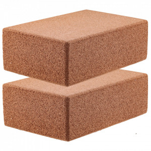 Caramida Yoga L din pluta 22x15x7.5cm, set 2buc