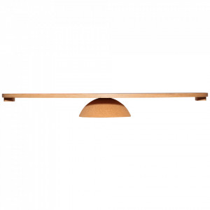 Balance board MARINE CMK, set placa de echilibru cu perna din pluta, 77x33cm