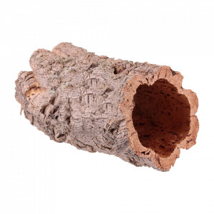 Tunel din pluta naturala pentru terariu, acvariu, crafts sau decor, 15-20x80cm