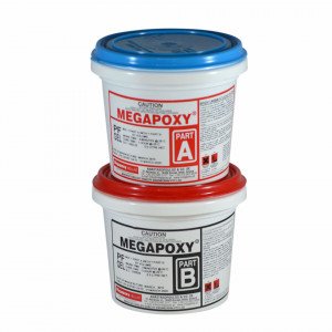 Adeziv epoxidic bicomponent rapid Megapoxy PF Gel 4L