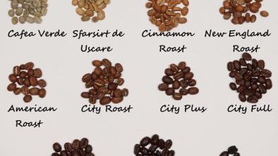 GRADE DE PRAJIRE LA CAFEA (DEGREE OF COFFEE ROASTING)