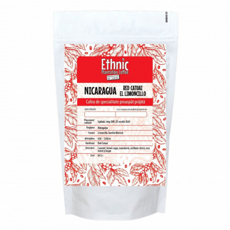 Cafea specialitate boabe NICARAGUA SHG EP El Limoncillo Estate 250g plic