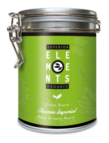 JASMIN IMPERIAL SUPERIOR ORGANIC PREMIUM TEA ALVEUS GREEN BLEND - Jasmine Taste cutie metalica 100G