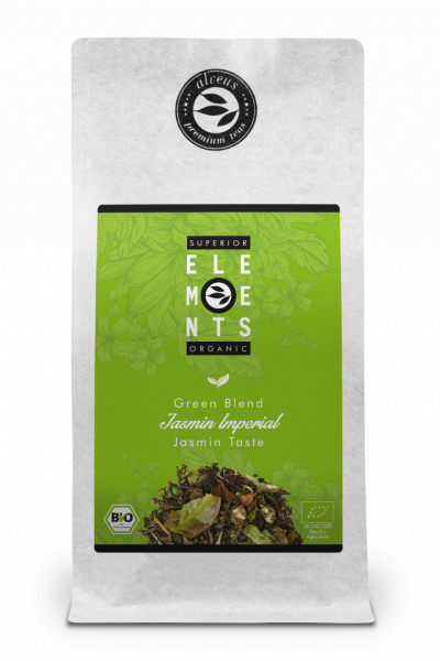 JASMIN IMPERIAL -TEA ORGANIC GREEN BLEND HANDMADE - Jasmine Taste