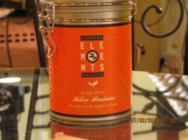MELLOW MANDARINE - TEA ORGANIC GREEN BLEND HANDMADE - Mandarine Grapefruit Taste cutie metalica