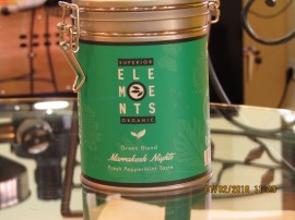 MARAKESH NIGHTS - TEA ORGANIC GREEN BLEND - HANDMADE Fresh Peppermint Taste