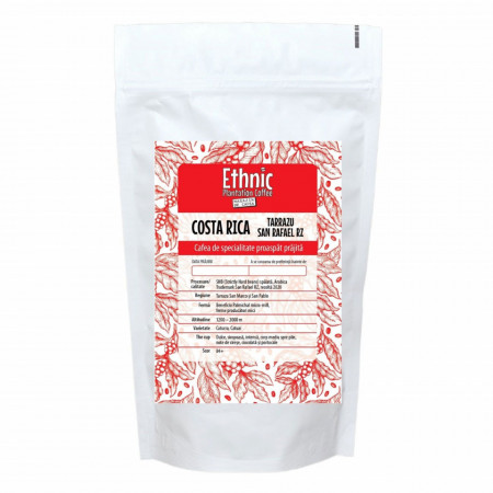 Cafea specialitate boabe COSTA RICA TARRAZU SAN RAFAEL RZ SANTOS Arabica 250g plic