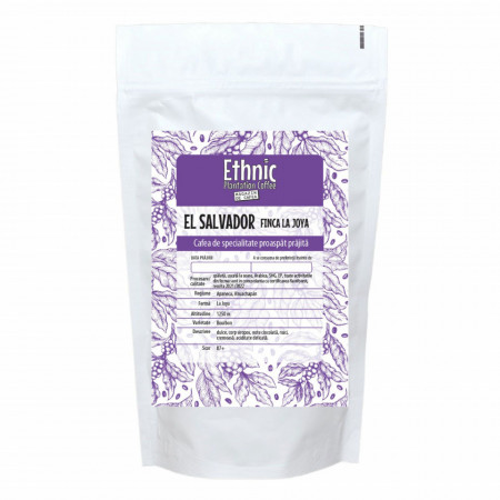 Cafea specialitate boabe El Salvador Finca La Joya Arabica SHG EP 500g plic
