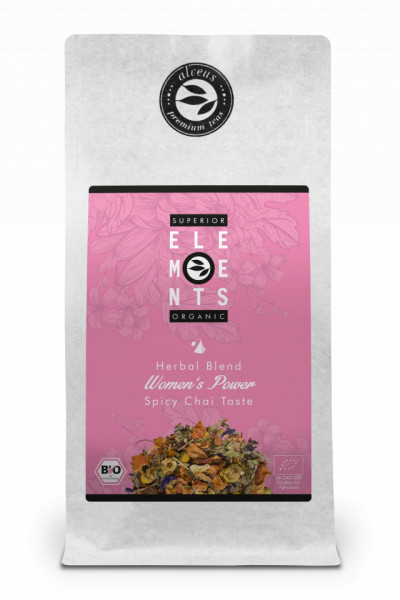 WOMEN'S POWER SUPERIOR ELEMENTS ALVEUS TEA FRUIT BLEND - HANDMADE -Spicy Chai Taste, 100g plic