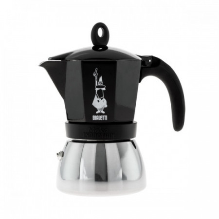 MOKA POT BIALETTI INDUCTION NEGRU 6TZ